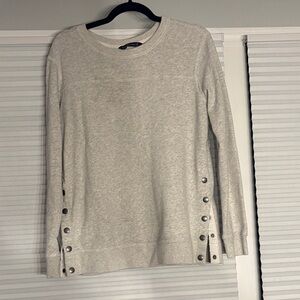 Abercrombie & Fitch Cream Long Sleeve Top